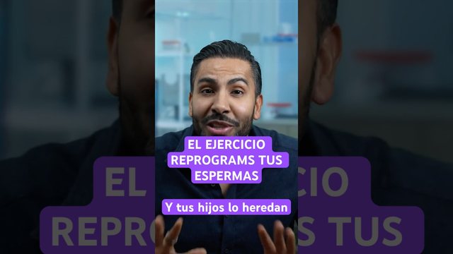 Miniatura del video: El ejercicio se hereda a tus hijos 🧬 #ejercicio #salud #medicina #espermatozoides #ciencia