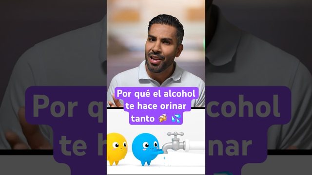 Miniatura del video: ¿Por qué el alcohol te hace correr al baño? 🚽🍺