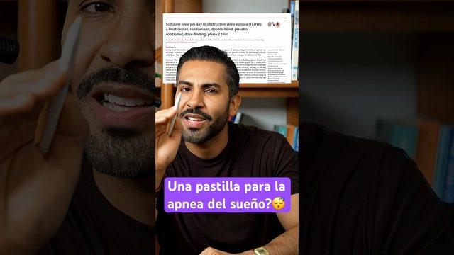 Miniatura del video: Una pastilla para la apnea del sueno.. esto podria cambiar todo